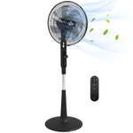 12v Dc Standing Fan With 75° Oscillation Mosquito