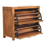 Artisan Furniture Solid Wood Amber Wavefront Cabinet