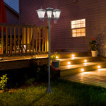 Outdoor Garden Solar Light With Base Bollard Lamp
