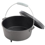Breeins 3-legged Cast Iron Dutch Oven With Spring Handle