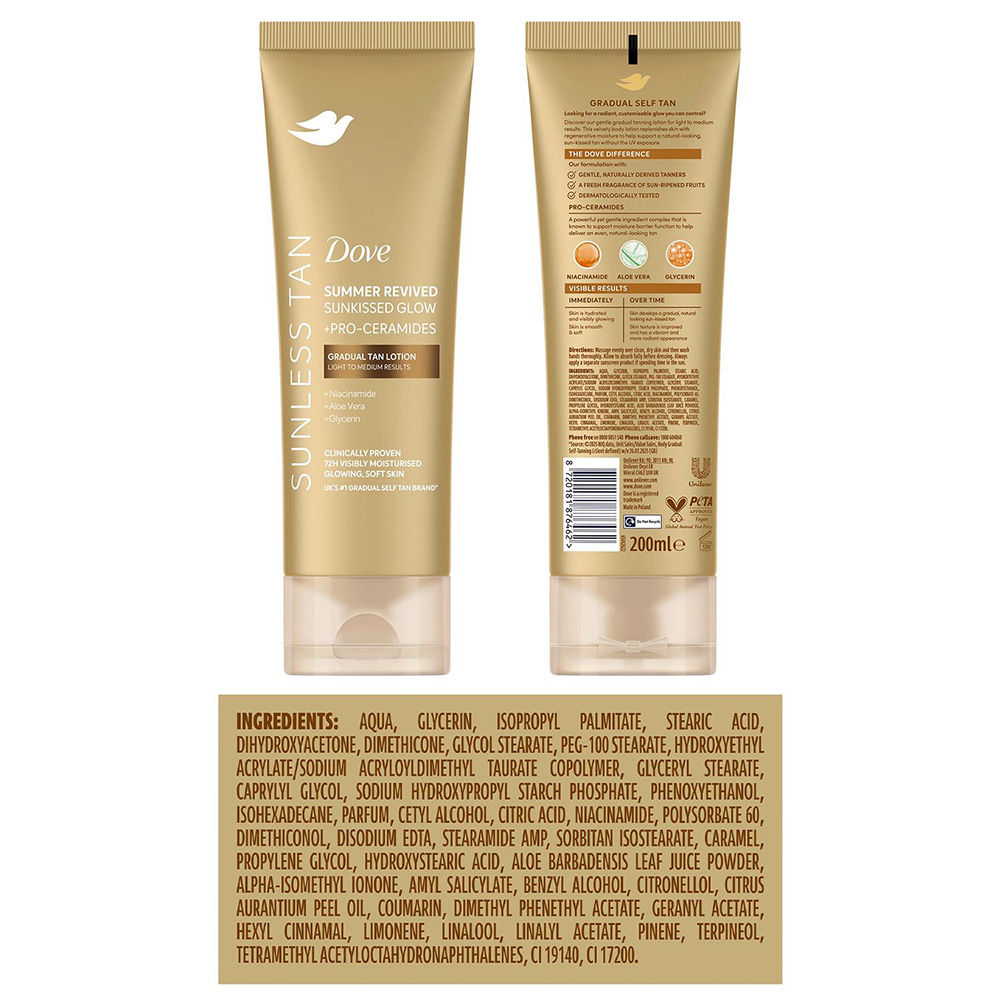 Summer Revived Gradual Tan Lotion 200ml 6 Pack, Light To Medium Glow