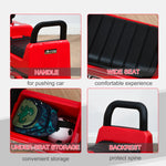 3-in-1 Ride On Car Kids Mercedes Truck Storage For 12 - 36 Months | Red