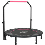 48foldable Mini Trampoline Fitness Trampoline Rebounder | Pink