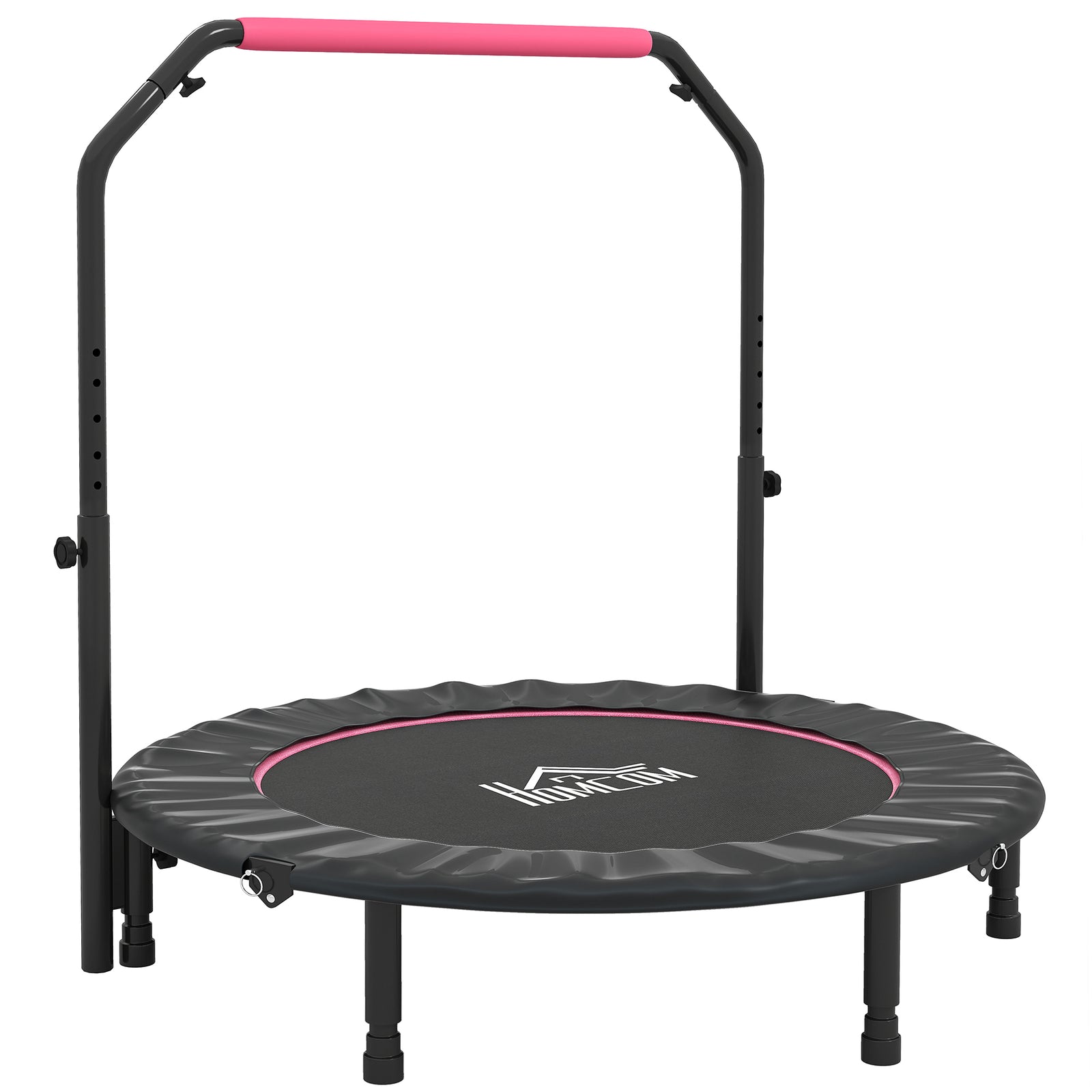 48foldable Mini Trampoline Fitness Trampoline Rebounder | Pink