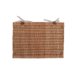 Wicker Light Steamed Cotton Lined Storage Basket | Medium | Brown