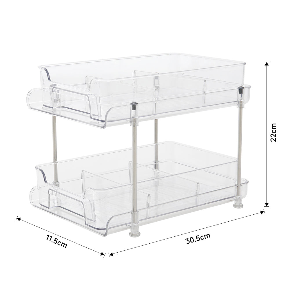 2-tier Skincare Organizer For Makeup Cosmetic Perfume