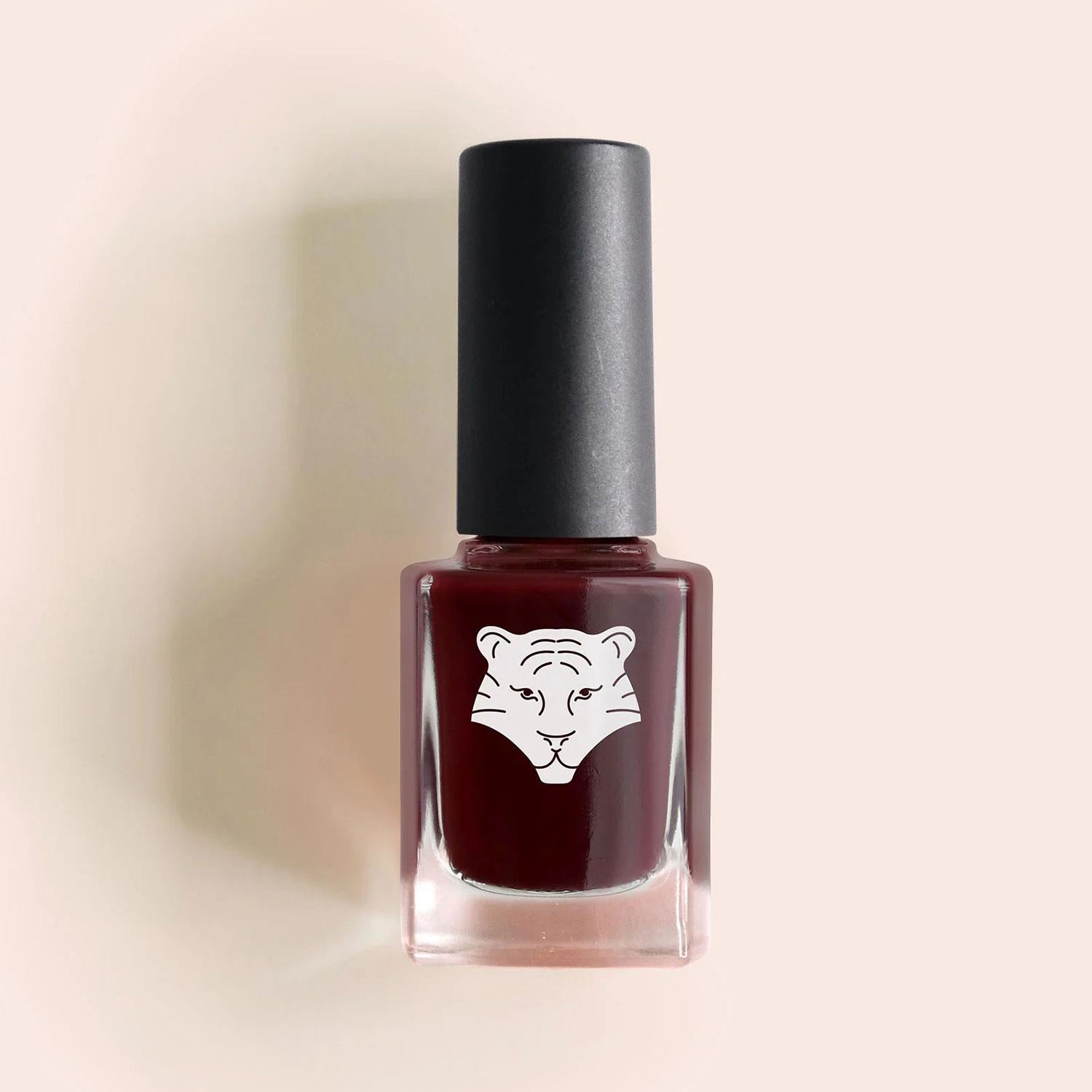 Vegan & Natural Nail Polish Long-lasting Shine, 208 Night Red