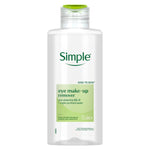 Simple Eye Make-up Remover 125ml & Remover Pads 3 Pack Bundle