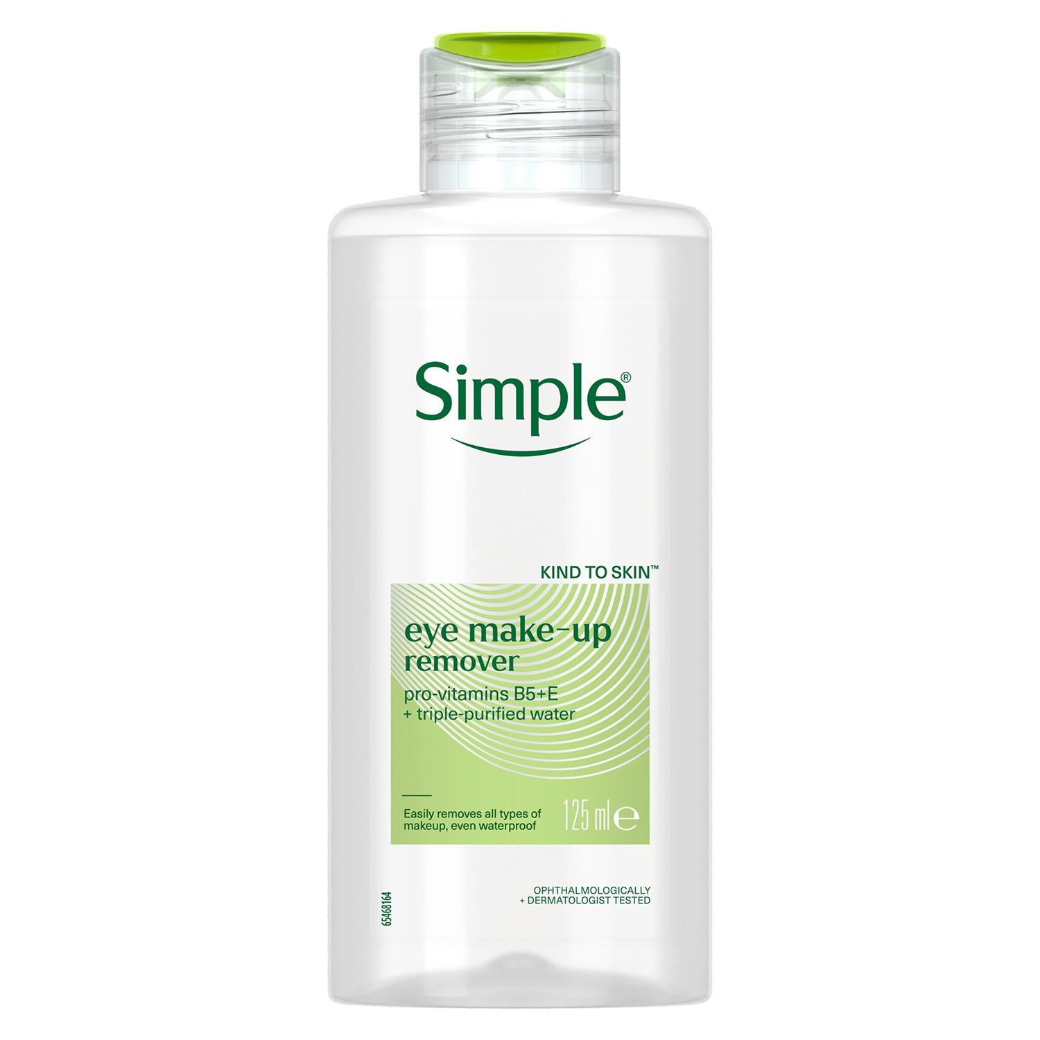 Simple Eye Make-up Remover 125ml & Remover Pads 3 Pack Bundle