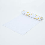 Majestic Stag Grey Christmas Table Runner | 35cm x 250cm | Yellow & Grey