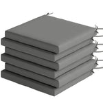 Seat Cushions With Machine Washable Cover | Dark Grey