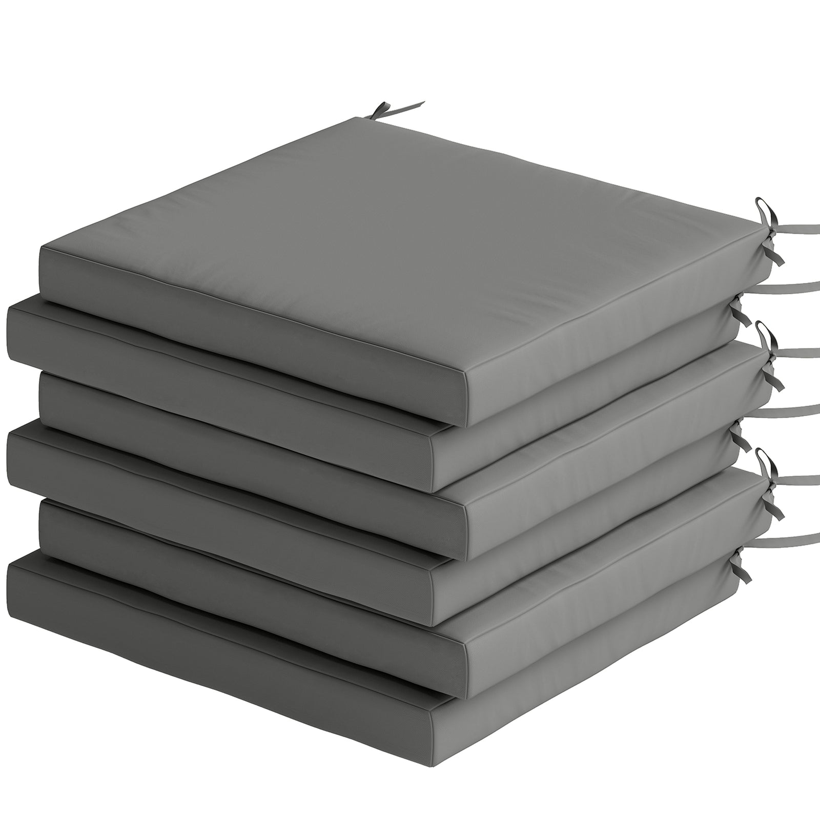Seat Cushions With Machine Washable Cover | Dark Grey