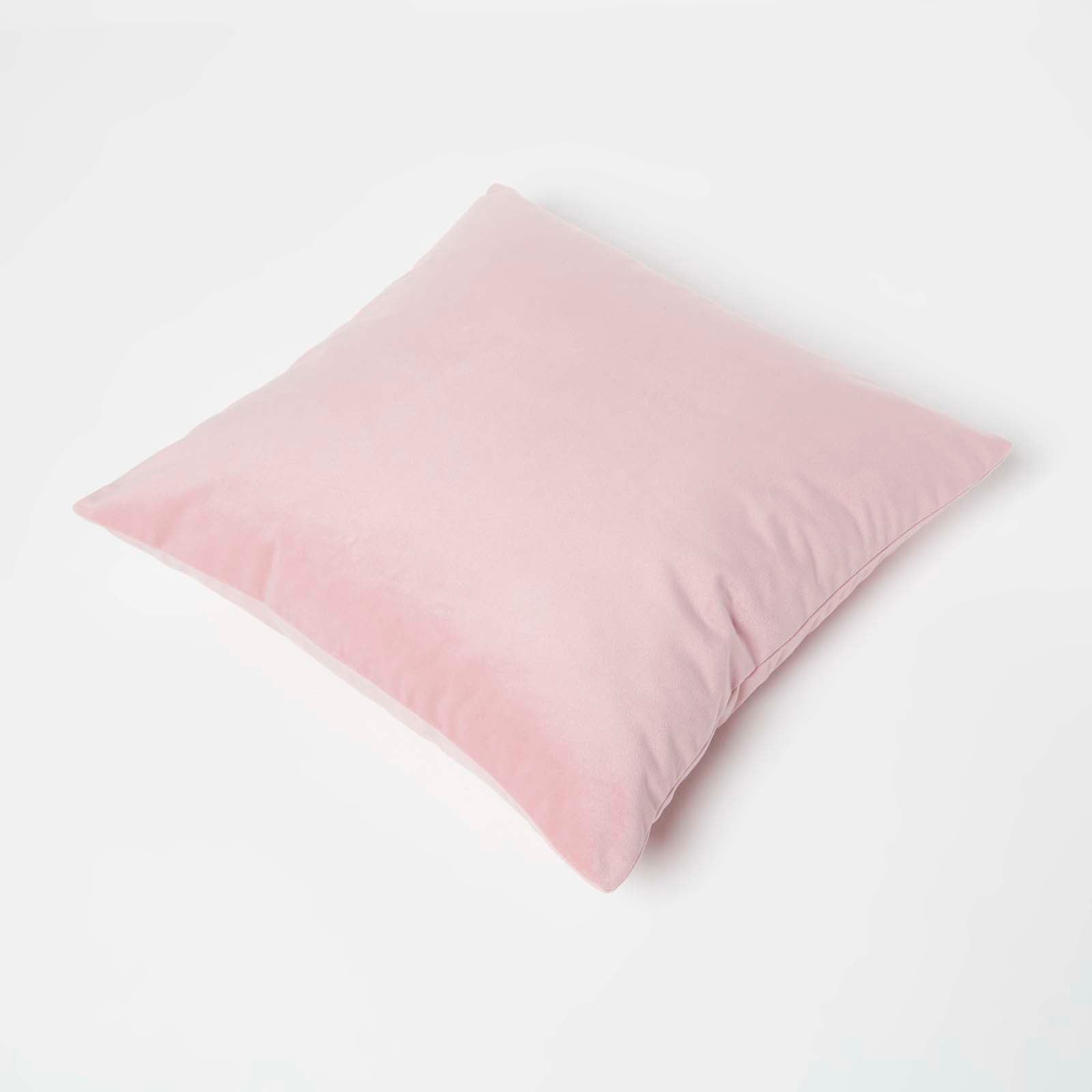 Velvet Cushion With Microfibre Insert | 45cm x 45cm | Pink