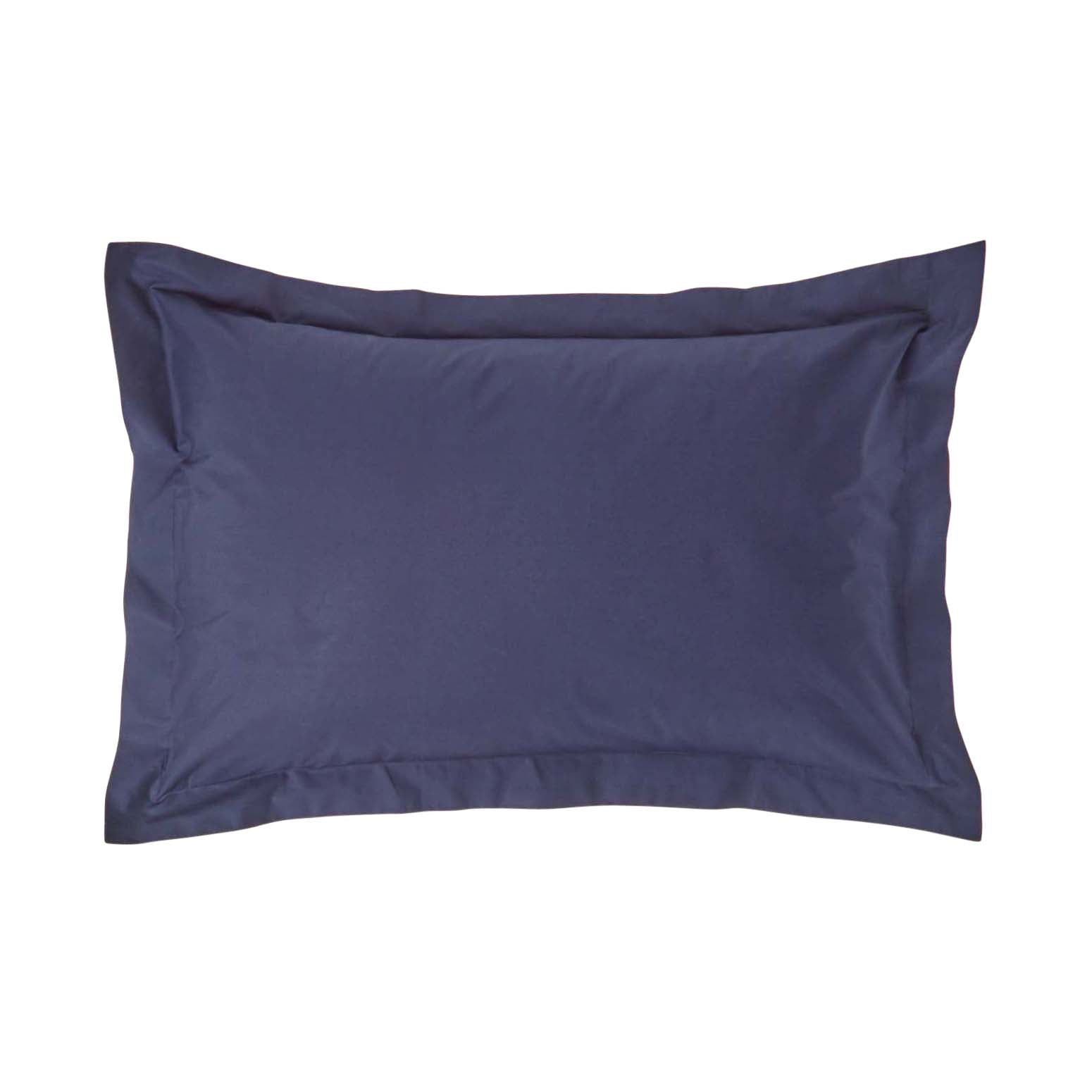 Egyptian Cotton Oxford Pillowcase 200 Tc | 48 x 74cm | Navy Blue