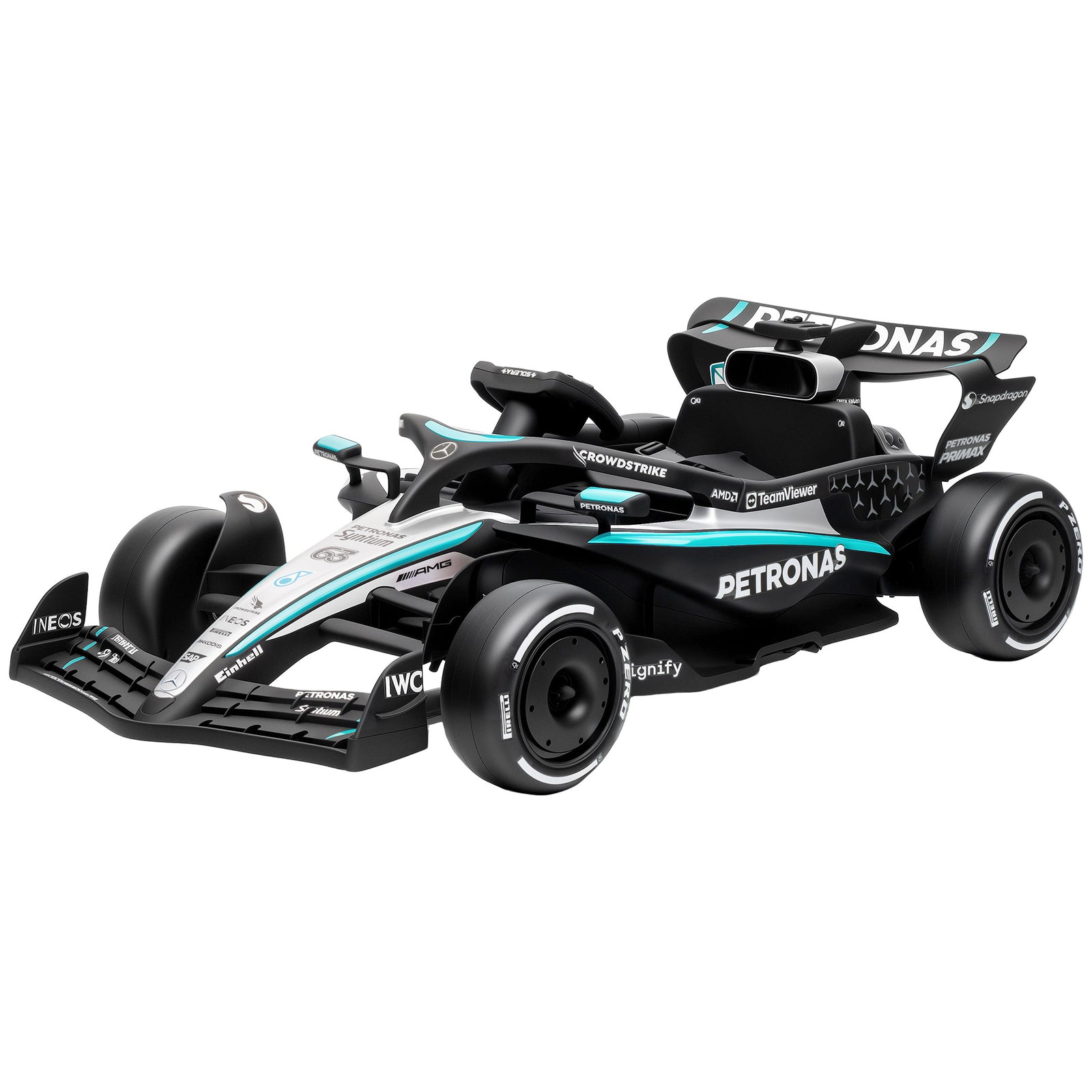 AIYAPLAY Licensed Mercedes-amg Petronas F1 Electric Go Kart For Kids 3-5
