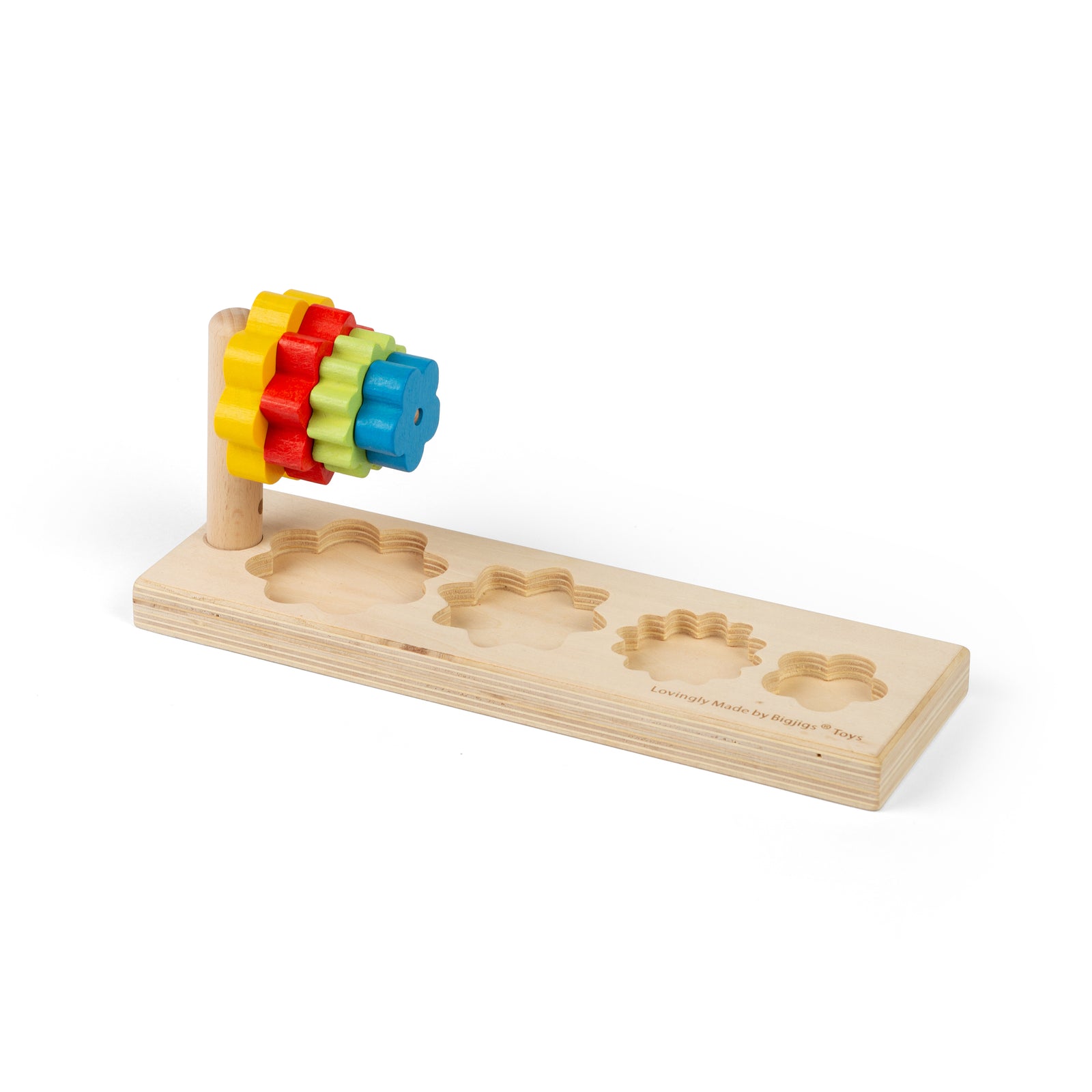 Wooden Flower Sorter Stacking Toy
