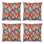 Indoor Outdoor Cushion Set Of 4 Water Resistant Cushions