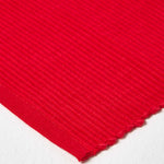 Cotton Plain Pack Of 2 Placemats | 50cm x 30cm | Red