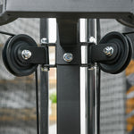 Multi Gym Workout Station With Sit Up Bench | Black