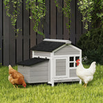 PawHut Wooden Chicken Coop With Pull-out Tray & Nesting Box