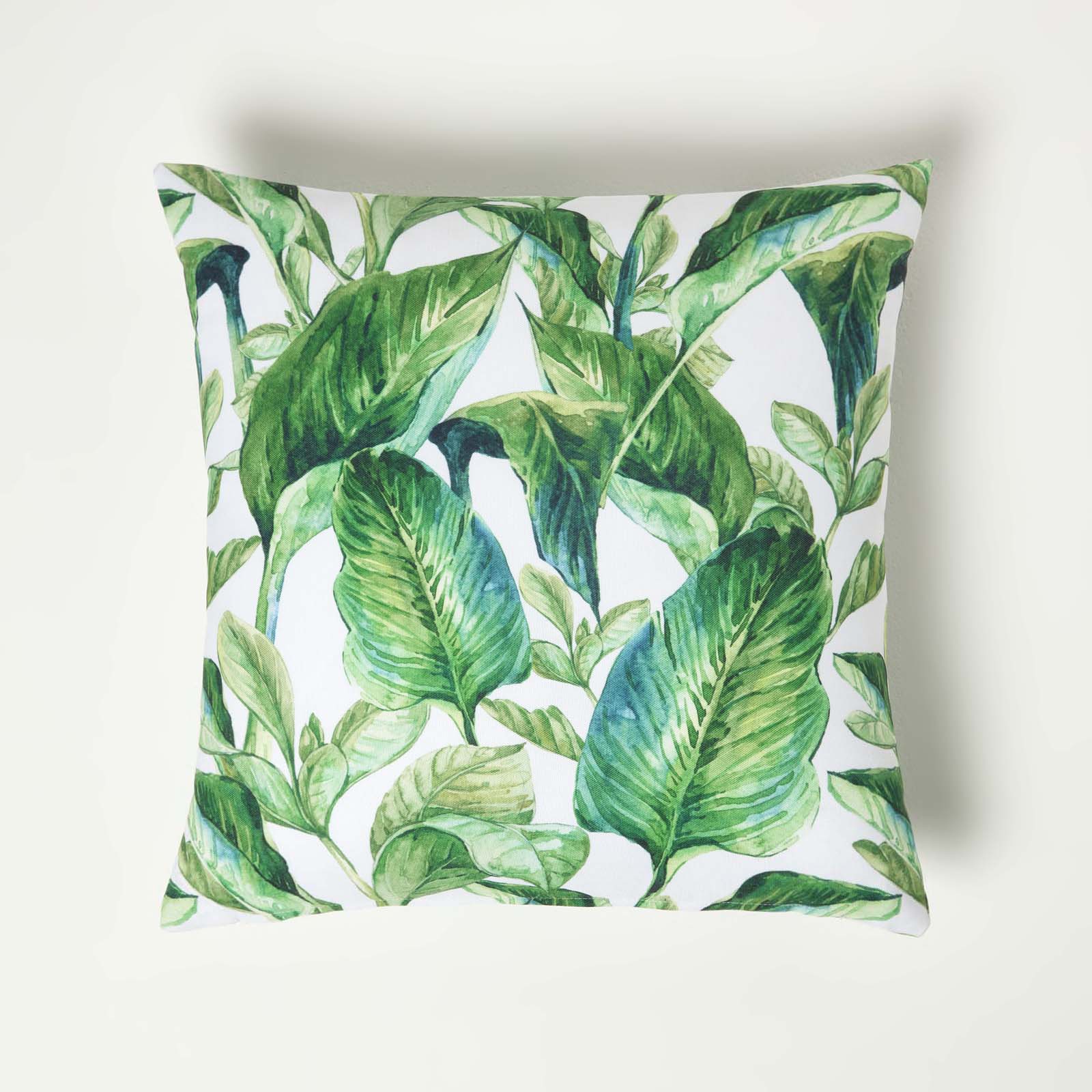 Banana Leaf Outdoor Cushion 45 X 45 Cm, Set Of 2 | 45cm x 45cm | Green