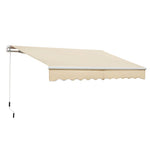 3.5x2.5m Manual Awning, Window/door, Retractable | Beige