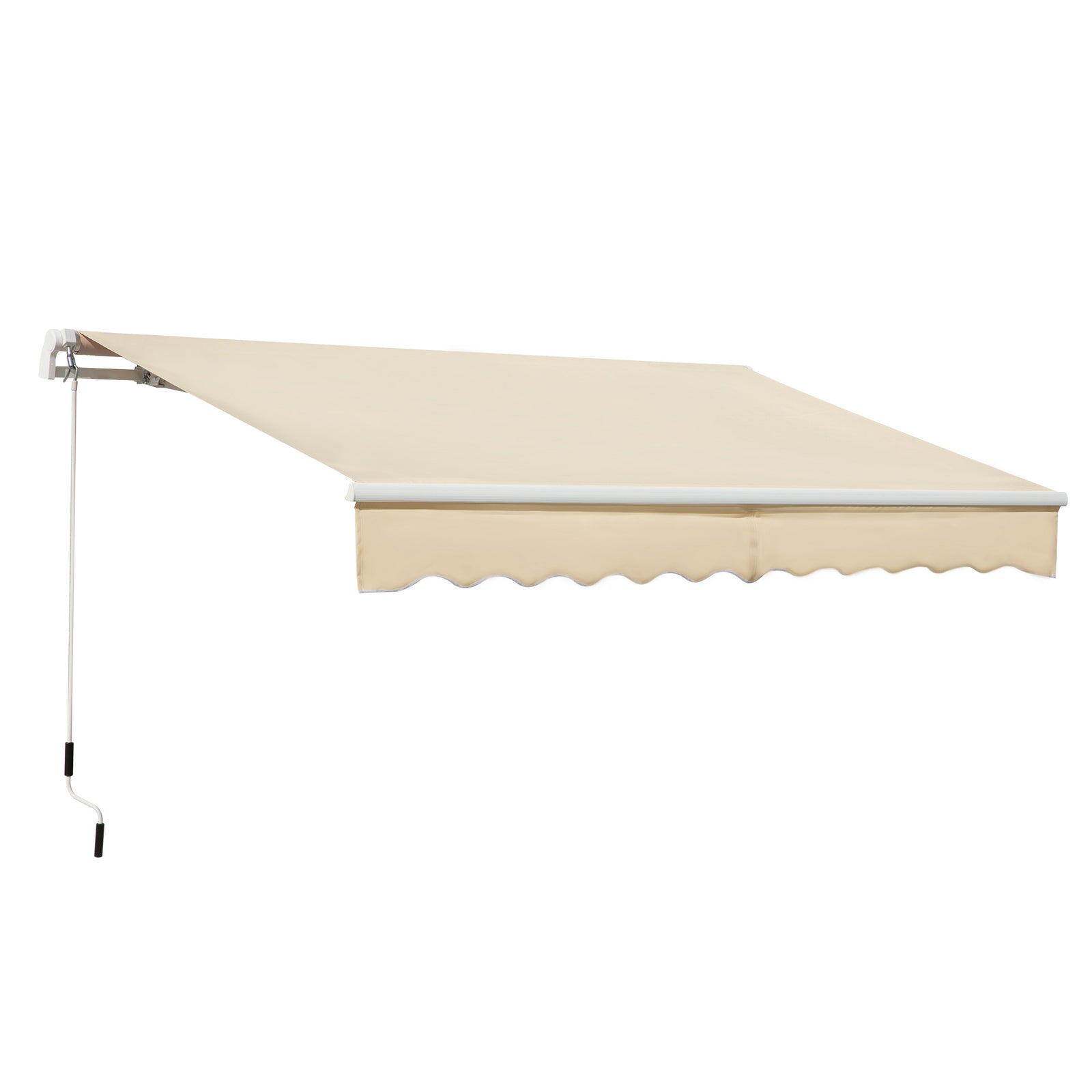 3.5x2.5m Manual Awning, Window/door, Retractable | Beige