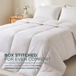 Luxury Hotel Quality Super Microfibre 4.5 Tog Summer Duvet | Single | White