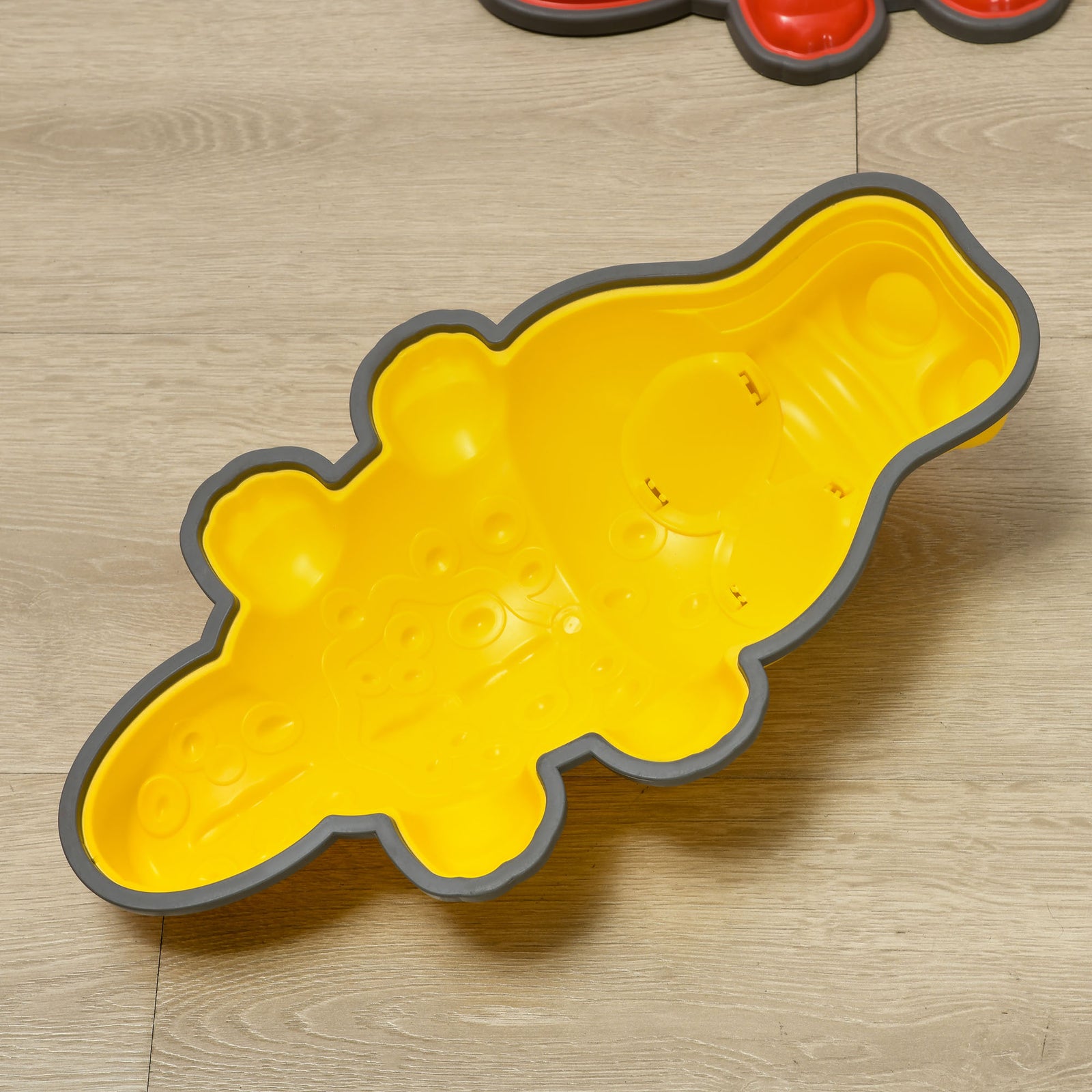 6/9pcs Kids Crocodile Stepping Stones W/ Anti-slip Edge, Indoor And Outdoor | Small | Multi Colour