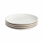 Set Of 4 Nordic Stoneware Side Plates | Set of 4 | White