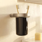 Toothbrush Holder, Architect S+ Collection | Brushed Stainless Steel
