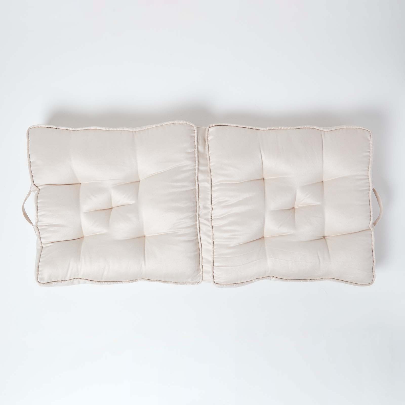 Travel Support Booster Cushion | 50cm x 50cm | Cream