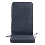 Stone High Back Cushion Set Of 2 | Charcoal