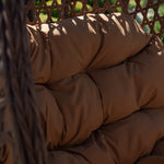 Alston Double Garden Hanging Egg Chair | Brown