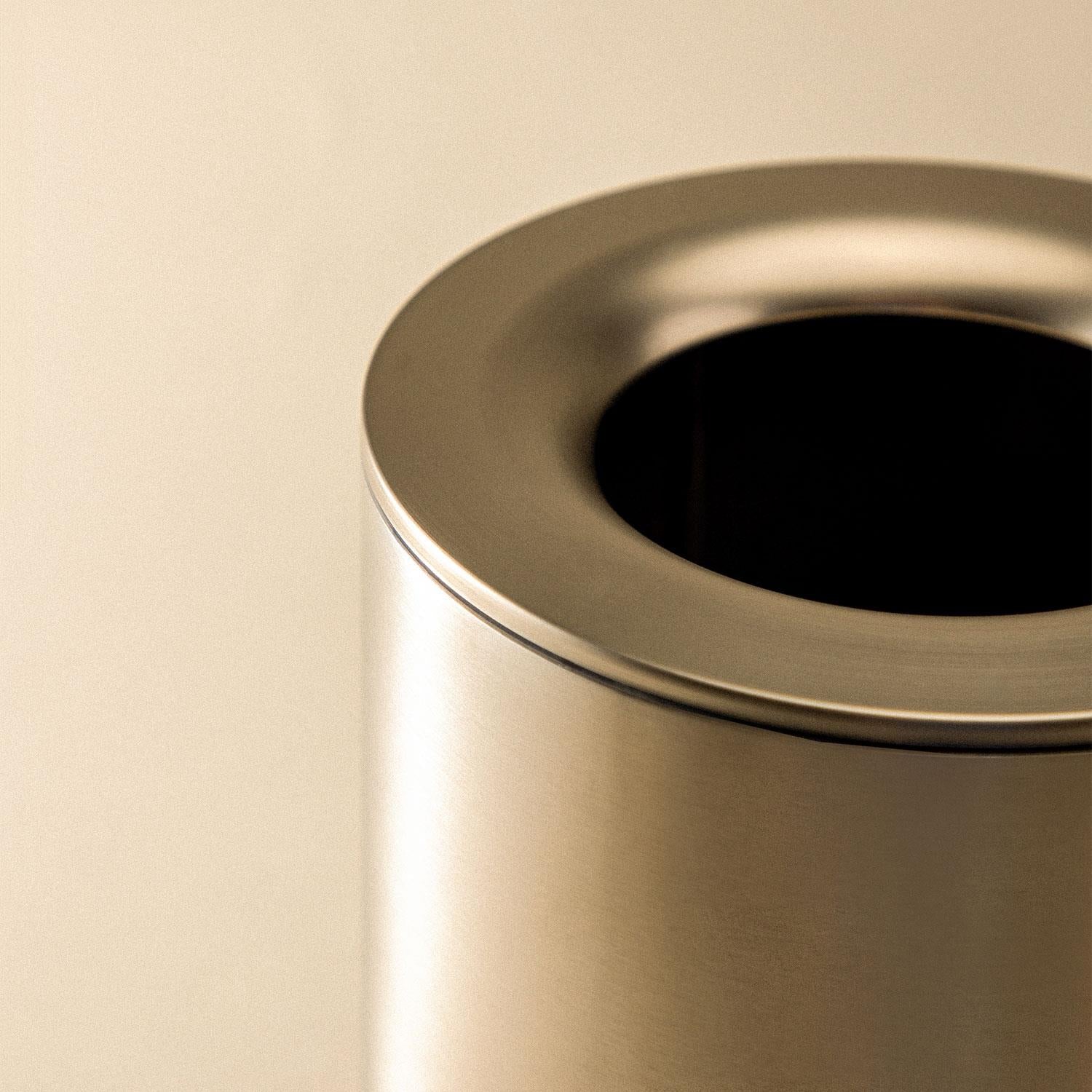 Bathroom Bin Matt Stainless Steel Architect Sp (5l)