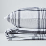 Tartan Check Pattern Cushion Cover | 60cm x 60cm | Black & White