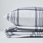 Tartan Check Pattern Cushion Cover | 45cm x 45cm | Black & White