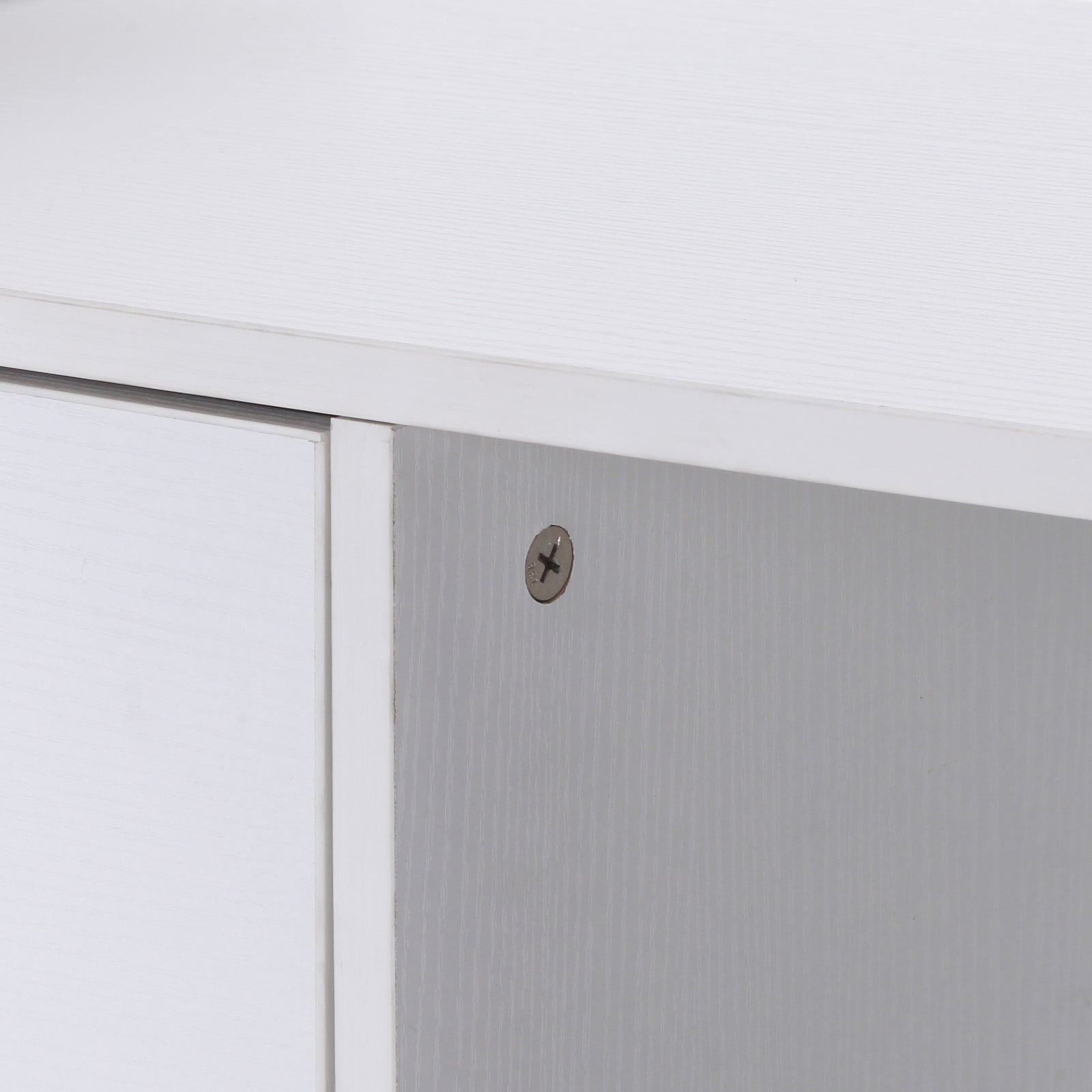 Dual Use Adjustable Large L Shaped Computer Desk Laptop | White
