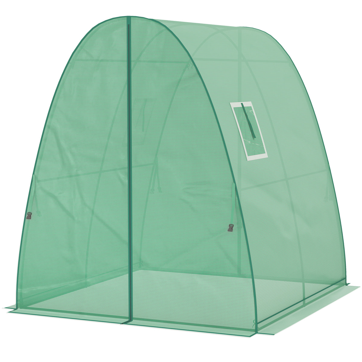 Portable Greenhouse Gardening Plant Hot House With 2 Doors | Green