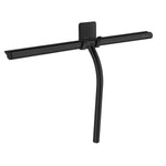 Stainless Steel Extra Wide Squeegee With Self-adhesive Hook | Black
