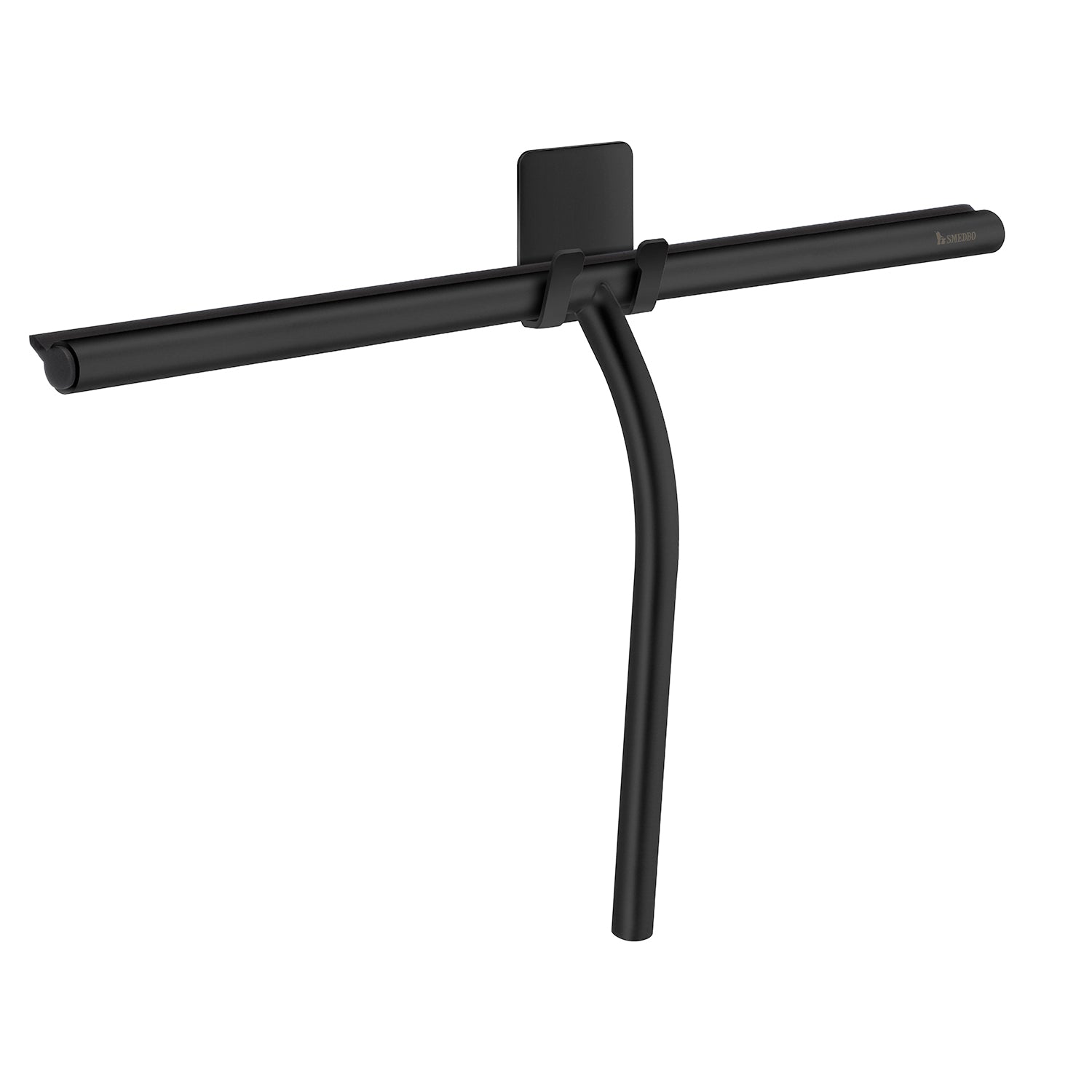 Stainless Steel Extra Wide Squeegee With Self-adhesive Hook | Black