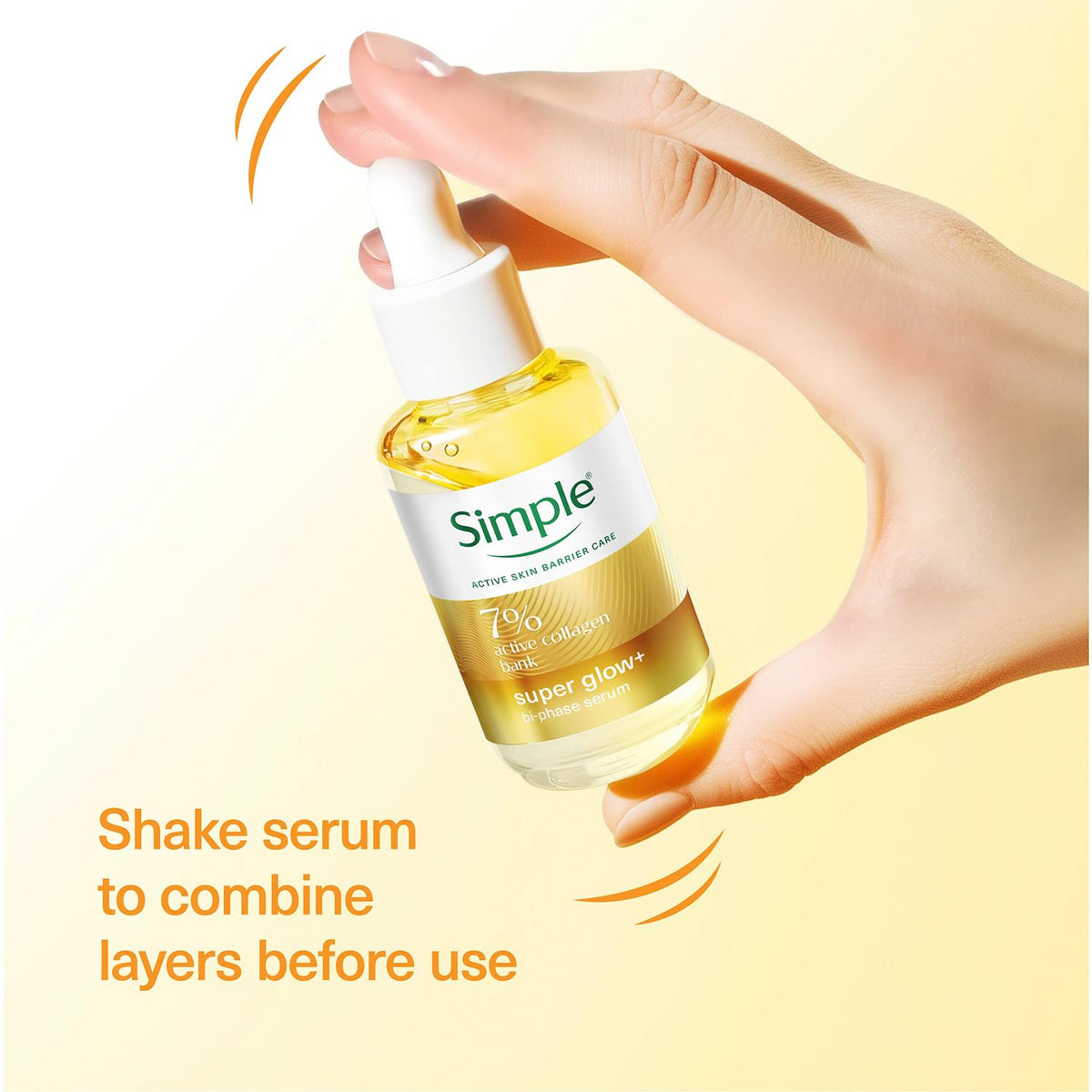 Simple Super Glow+ Bi-phase Serum 30ml 10 Pack Glow Boost