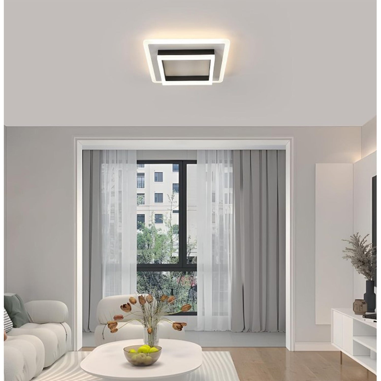Bath Plus TB+ Modern Square 30w Led Ceiling Light