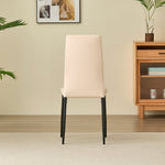 Set Of 4 Emily Leather Dining Chairs - Modern Comfort And Style | Blue