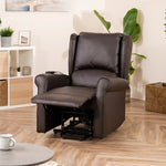 Corcoran Electric Riser Recliner With Massage And Heat | Brown