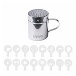 Livivo Stainless Steel Cocoa Shaker For Coffee And Desserts