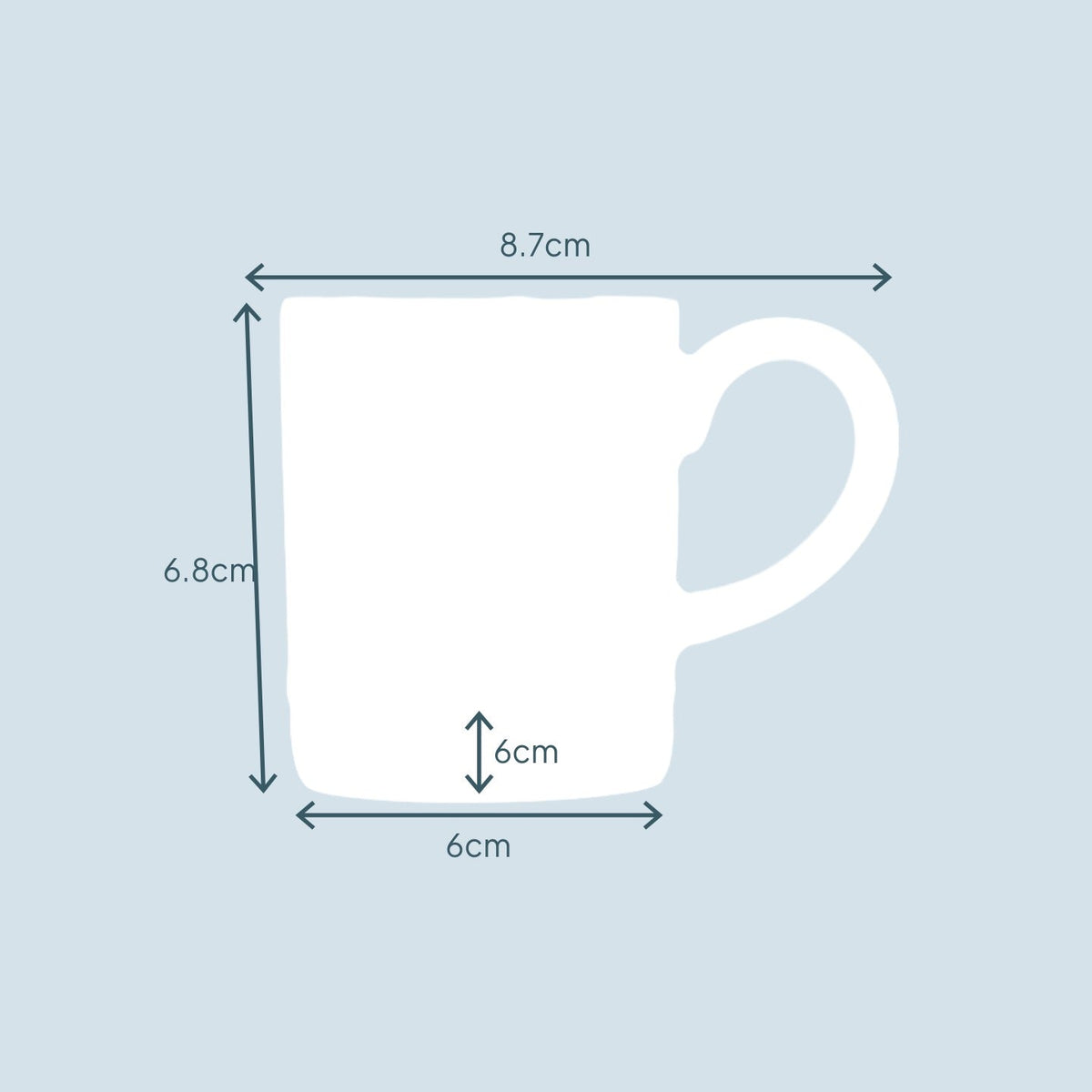 Cooks Professional Stoneware Espresso Coffee Cup Mugs 100ml