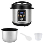 8l Smart Electric Pressure Cooker With Knob & Touch Screen, 1300w Multi Cooker, Non-stick Inner Pot