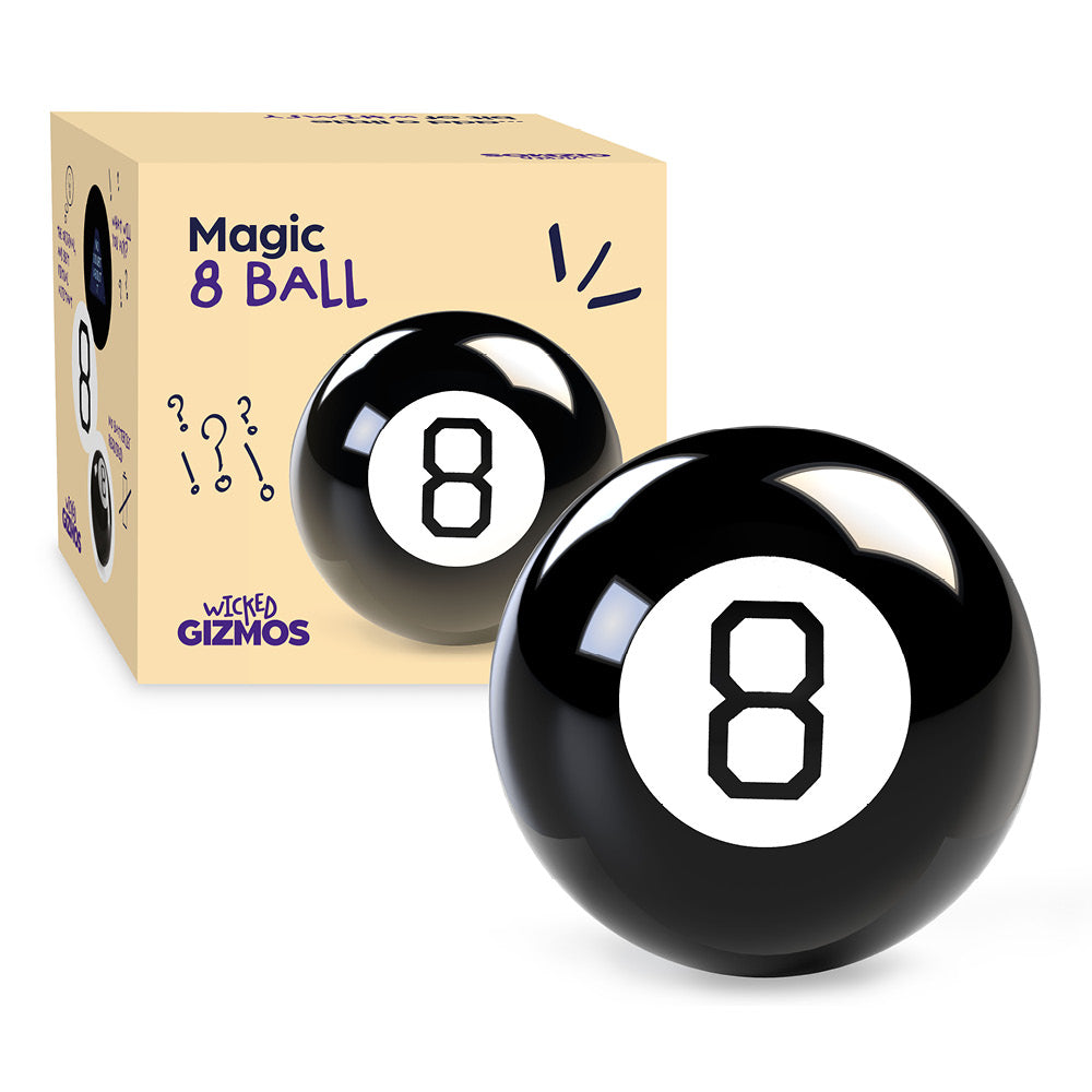 Wicked Gizmos Mystic 8 Ball Retro Black Fortune Telling Mystic Toy Gift