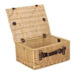 Wicker Buff 40cm Picnic Basket | Brown
